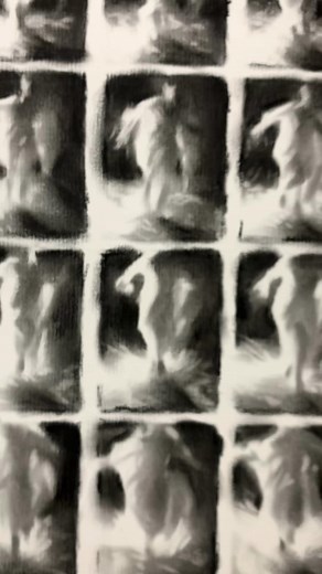 12-Hour Charcoal Animation Study