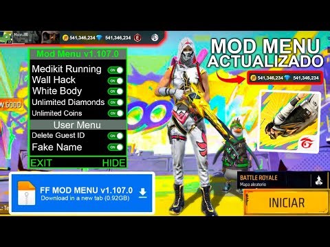 EL MEJOR MOD MENU PARA FREE FIRE v1.107.0 ANTIBAN 🔥 ACTUALIZADO DICIEMBRE 2024