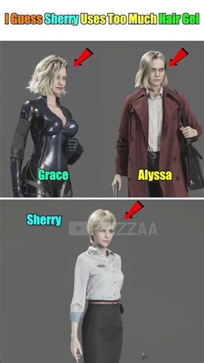 I Guess Sherry Uses Too Much Hair Gel #residentevil #residentevilrequiem