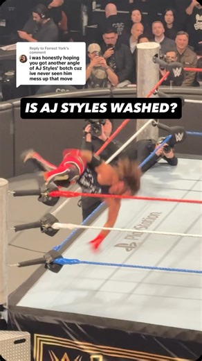 Aaron on Instagram: "IS AJ STYLES WASHED OR WAS THIS A ONE TIME MISTAKE?😳 HAS HE EVER MESSED UP THAT MOVE BEFORE? #AJStyles #WWE #Wrestling #ProWrestling #ProfessionalWrestling"