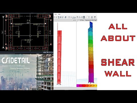 Shear wall Analysis Design & Detailing With Structural Drawing & Estimate using ETABS & CSI Detail