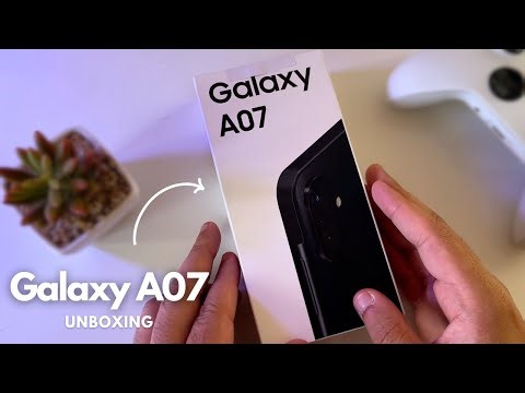 Galaxy A07: Unboxing e Primeiras Impressões (Abrindo a Caixa)