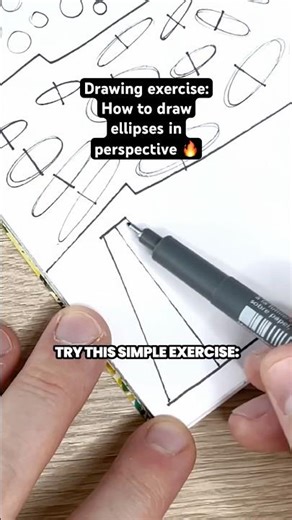 1 Drawing Exercise to Improve Your Perspective Drawings 🔥 #shorts #howtodraw #drawingtips #art