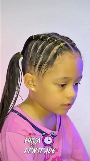 🤩 PEINADO FÁCIL PARA NIÑAS CON LIGAS