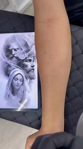 Realistic religious themed tattoos #tattoo #tattooart #realistic #religious #tattooideas #besttattoos #tattoolovers #art #artist #johntattoo #studiotattoo #fyp | John tatto