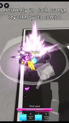really good dark orange hp reworked yuta combo #jjs #jujutsushenanigans #combo #jjk #jujutsukaisen