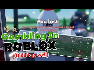 Going Gambling On Roblox With Real Robux (Roblox Double Down)