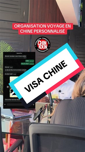 Vous voulez voyager en Chine pour développer votre business mais vous ne savez pas par où commencer ? 🇨🇳✈️ Nous vous accompagnons de A à Z : procédure de visa Chine, constitution du dossier, prise de rendez-vous, réservation billet et hôtel, organisation complète de votre voyage d’affaires et mise en relation stratégique sur place. Gagnez du temps, évitez les erreurs et sécurisez votre projet international avec un accompagnement professionnel. 📲 Écrivez-nous maintenant sur WhatsApp pour démar