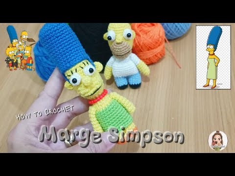 How to Crochet Marge Simpson - amigurumi | The Simpsons | FREE PATTERN | STEP BY STEP | Yui Crochet