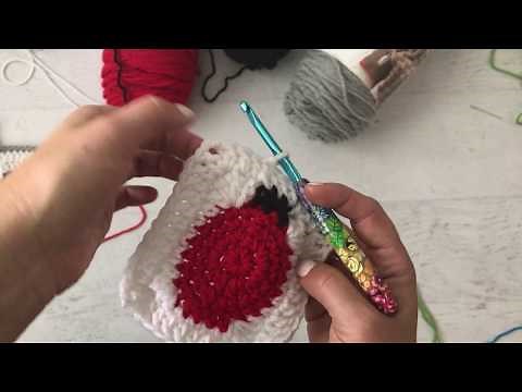 Crochet Pattern: Christmas Light Granny Square