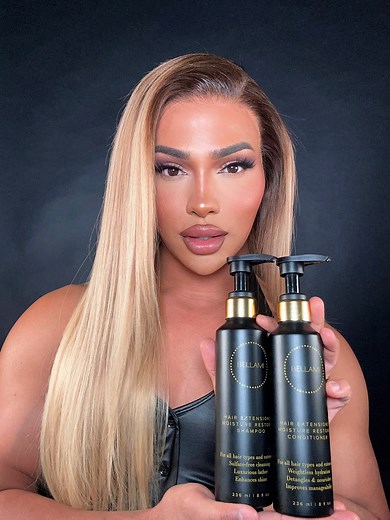 1.5K views | Give your hair extensions (and your natural hair!) the love they deserve and switch to the new Bellami Hair Hair Extension Care products. ✨林❤️ With these hydrating, sulfate-free products, you’ll experience less frizz, breakage, and color fading. 﫶 Not only that, our products come in reusable and refillable dispensers and are a great sustainable option. ♻️ Shop the collection: https://www.bellamihair.com/collections/shop-all-hair-care | Bellami Hair | Facebook