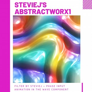 We continue to experiment with the Phase input animation Here we've animated StevieJ's AbstractWorx1 filter using a Phase input in the Wave component. Looks fascinating! #filterforge #proceduralanimation #generativeanimation | Filter Forge