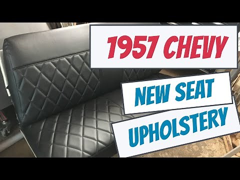 1957 Chevy seats get reupholstered