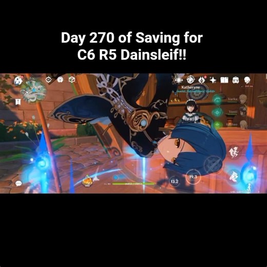 Dain Savings Day 270 #dainsleif #xingqiu #genshinimpact