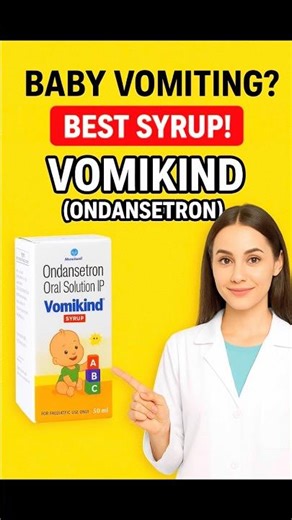 Vomiting in Kids? Best Syrup – Vomikind (Ondansetron)