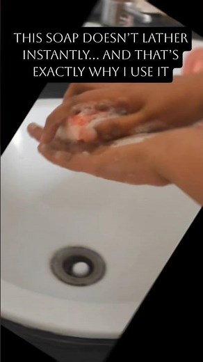 Handmade Soap Lather Test | Why Chemical-Free Soap Takes Time to Foam 🧼 #explore #madesafe #nontoxic