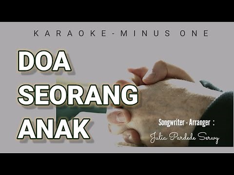 Karaoke Doa Seorang Anak | Minus One Do = F (Wanita) | Julia Pardede Serwy