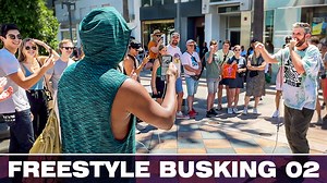 133K views · 6.3K reactions | Check out some more dope footage from my pop-up freestyle sessions in Santa Monica! I love getting creative with the words people throw me, and forming crowds is easy with the Bose S1 Pro speaker amplifying my bars. Hope y’all enjoy, and don’t forget to share ✨ #teambose | Harry Mack | Facebook