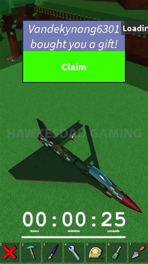 Roblox Build a Boat for Treasure Camouflage Easy Delta Wing Fighter Jet & Gift! #babft #roblox