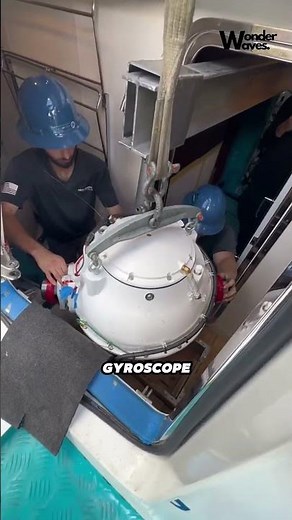 The Genius of Gyroscopic Stabilizers in Boats #shorts