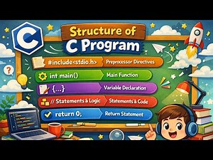 Structure Of C Language || Crafting Code: The Structural Elements of C Language Explained