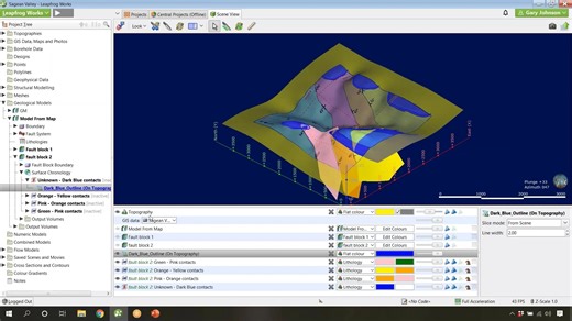 05.从地质图构建3D模型Building a 3D Model from a Geologic Map