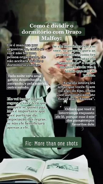 Dividir o Dormitório com Draco Malfoy: O Que Esperar