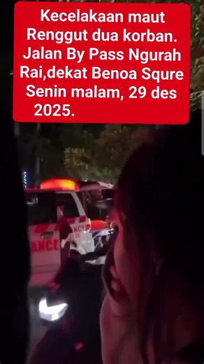 Kecelakaan di Jalan Bypass Ngurah Rai Bali