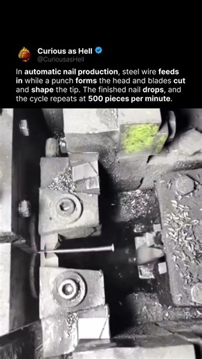 500 Nails Per Minute in Action 🔩