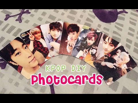KPOP DIY Cómo hacer photocards