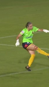 Yep, that's Ash Irwin. You're probably wondering how she ended up in this situation! 🤔 Double Header tickets 🎟: https://bit.ly/3HgnV9F #CCMFC #BeOurMate | Central Coast Mariners