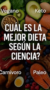 Todo el mundo busca la mejor dieta: keto, paleo, vegana, ayuno intermitente… pero ¿qué dice realmente la ciencia? 🔍 Los estudios coinciden en algo fundamental: no existe una única dieta perfecta para todos. Lo que sí existe son principios comunes que mejoran la salud, reducen la inflamación y aumentan la longevidad: ✔️ Comer comida real y minimizar ultraprocesados ✔️ Asegurar proteínas adecuadas para mantener músculo (1,6–2,5 g/kg) ✔️ Priorizar frutas, verduras, legumbres y grasas saludables co