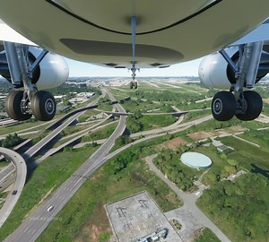 Elegant Landing at St. Louis Lambert International Airport , USA | Vikki xd gaming