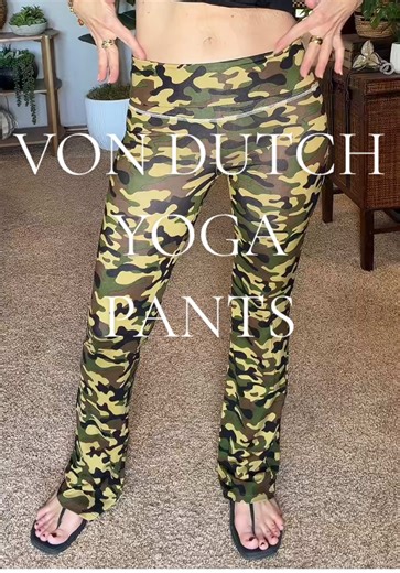 Embrace Y2K Nostalgia with Von Dutch Yoga Pants