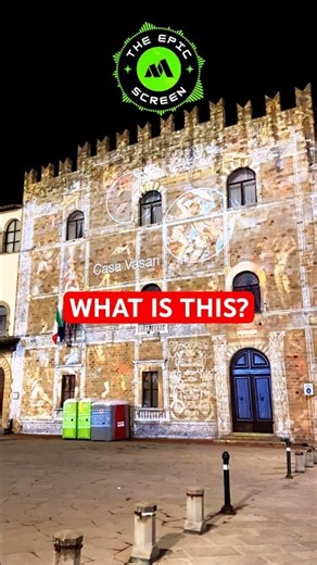 I Wasn’t Expecting This in Arezzo 🎄✨ #ChristmasLights #Shorts