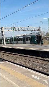 LNWR Class 730 Aventra (730220) on Test arriving and departing Bletchley on April 11th 2025