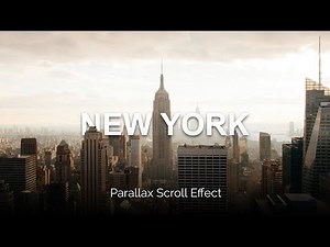 Javascript City Parallax Scroll Effect | Quick Tutorial