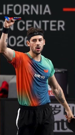 A moment in time for Joao Geraldo ⏰ #USSmash #TableTennis