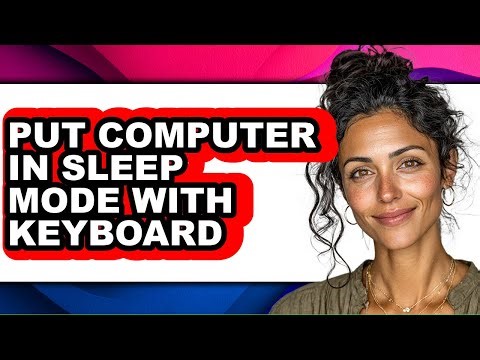 How to Put Computer in Sleep Mode with Keyboard (only Way)