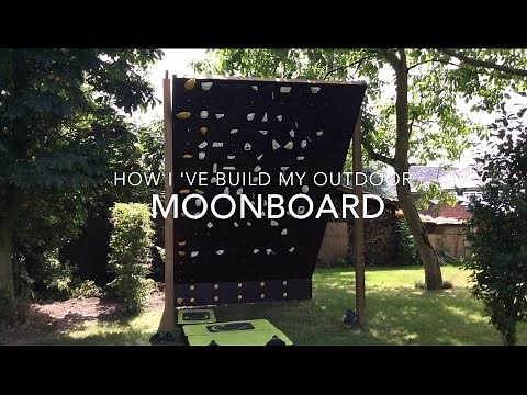 How to build an outdoor Moon board - bouldering climbing wall