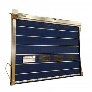 [Hot Item] Gate PVC Fabric High Efficiency Mechanical Interior High Speed Rolling Shutter Doors