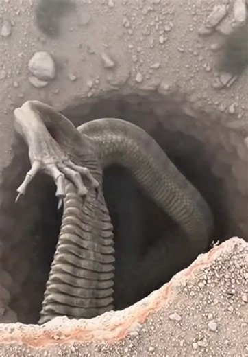 Miners once warned about creatures that tunnel beneath the earth. Tonight one surfaced. ⚡️ Rendered visualization using artificial intelligence. Relax. It’s a story. Filed under: Tales That Shouldn’t Be Told. #TalesThatShouldntBeTold #NightSeries #Cryptid #HorrorReels #FoundFootage