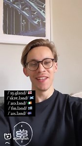 Countries that end with LAND 🗺 Obviously I’m not going to tell you how to pronounce your own country! Just some useful information for those of you who want to sound more British when saying country names 🤓 | ETJ English