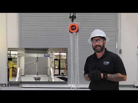 The CM Hurricane 360 Hand Chain Hoist