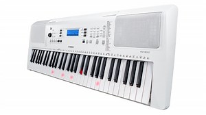 Yamaha’s EZ-300 is a light-up electronic keyboard that helps beginners learn to play