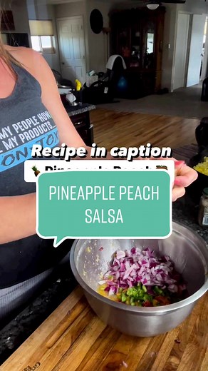 Delicious Pineapple Peach Salsa Recipe