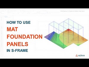 How to use S-FRAME's Mat Foundation Panel