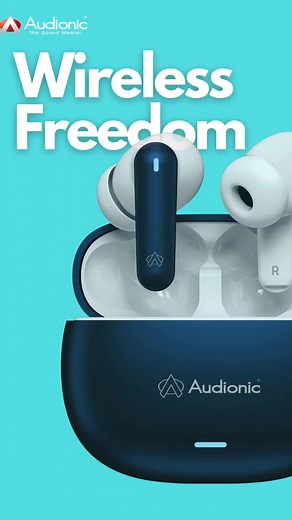 Dive into wireless freedom and experience the bliss of melodic empowerment with these earbuds. Shop now: https://audionic.co/products/airbud-425-tws-earbuds?variant=42396025258140 #Audionic #hotseller #trendingbuds #wireless #bluetooth #earbuds | Audionic - The Sound Master