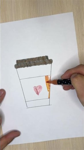 How to Draw Coffee ☕ Simple Drawing Tutorial