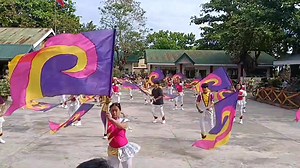 Rehearsal Flag Twirling | Jhun Cuizon Ramos